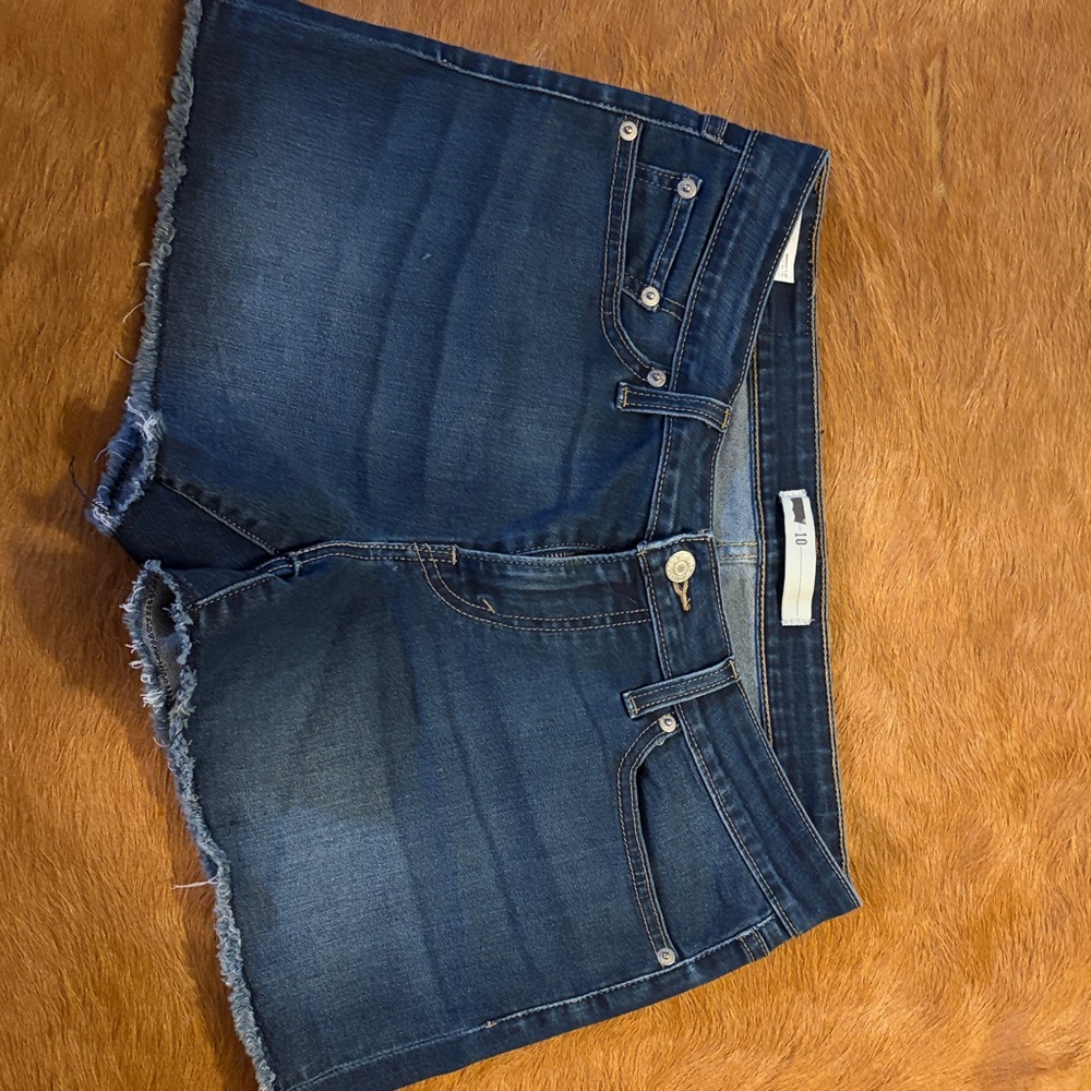 Dark Levi Blue Denim Shorts